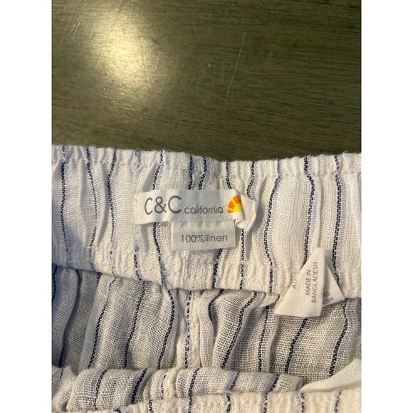 C&C California 100% Linen Sz S - Picture 7 of 10